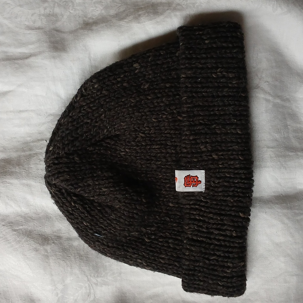Nike San Francisco Giants MLB Baseball 50% Wool Black Beanie Mens One Size